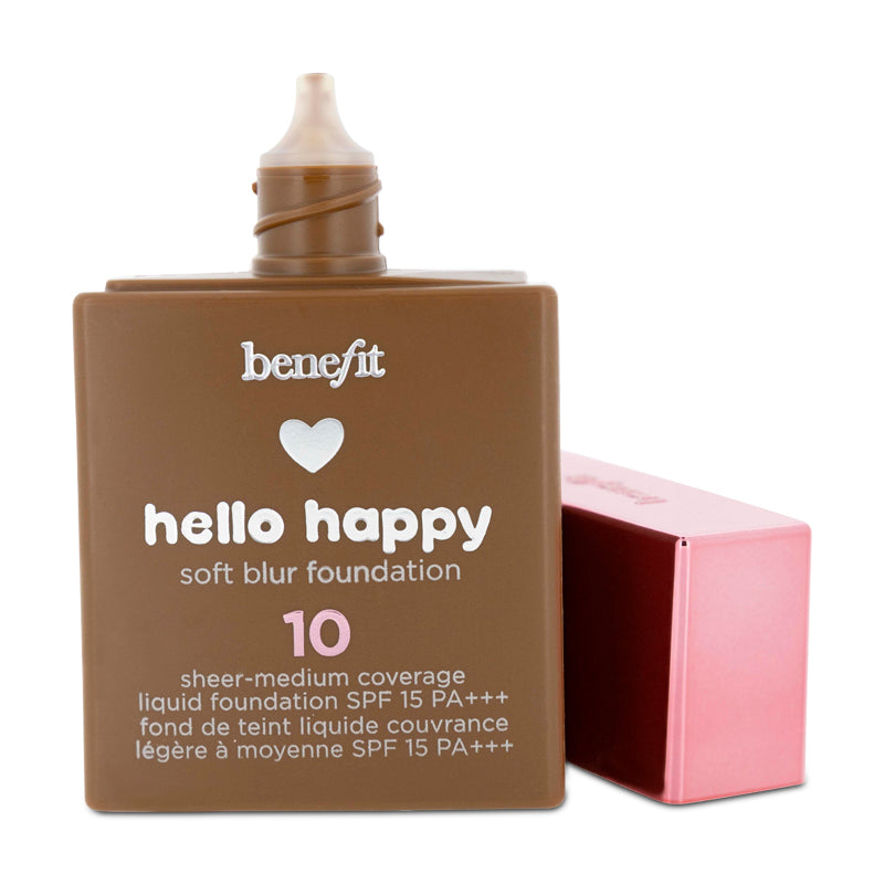 Benefit Hello Happy Soft Blur Foundation - 10 Deep Warm (Blemished Box)