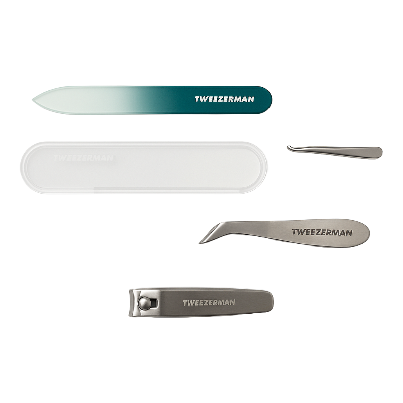 Tweezerman Emerald Shimmer Nail Care Set
