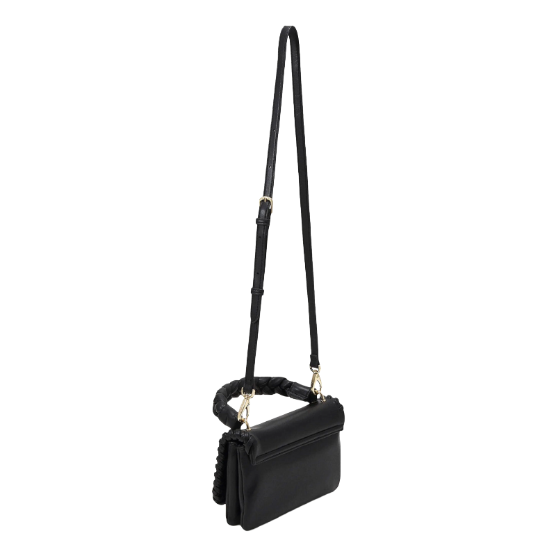Valentino Women's Varsavia Small Satchel bAG Black VBS7CA04001