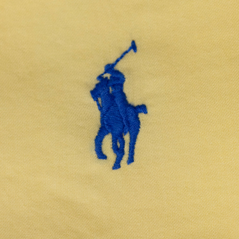 Ralph Lauren Cotton Blouse Shirt Relaxed Fit Yellow Women's