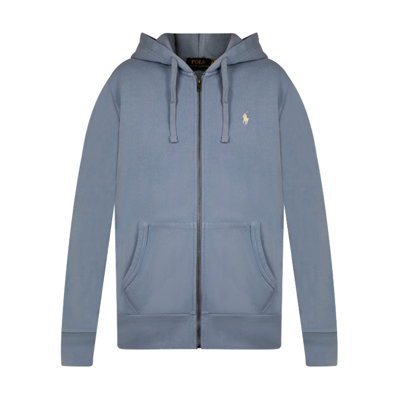 Polo grey zip up hoodie on sale