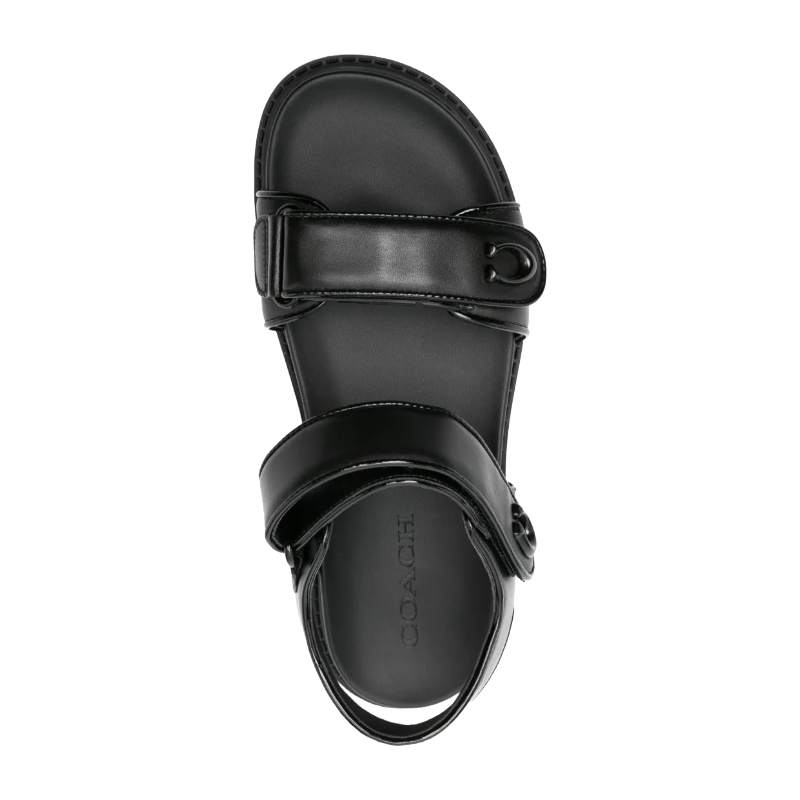 Coach Brynn Leather Women's Sandals Black