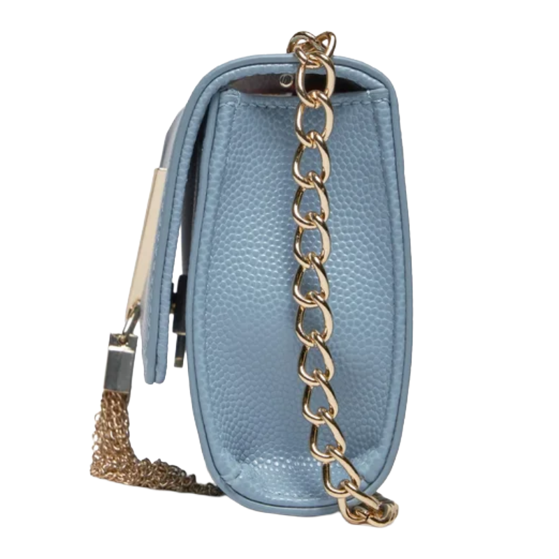 Mario Valentino Womens Handbag Divina Light Blue VBS1R403G