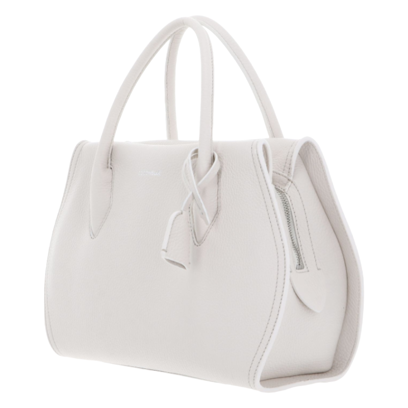 Coccinelle Womens Lord Leather Bag Blanco White E1RBF180101