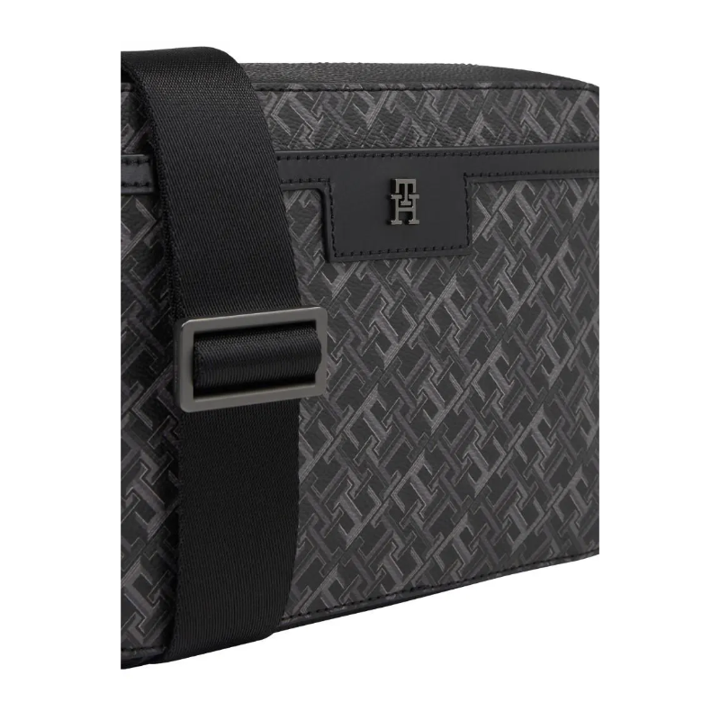 Tommy Hilfiger TH Men's Monogram Black Camera Bag