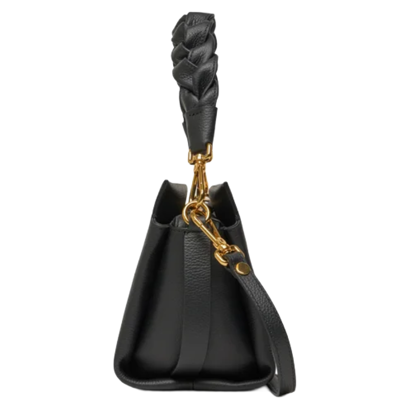 Coccinelle Women's Handbag Boheme Gran Double Noir 100% Cowhide