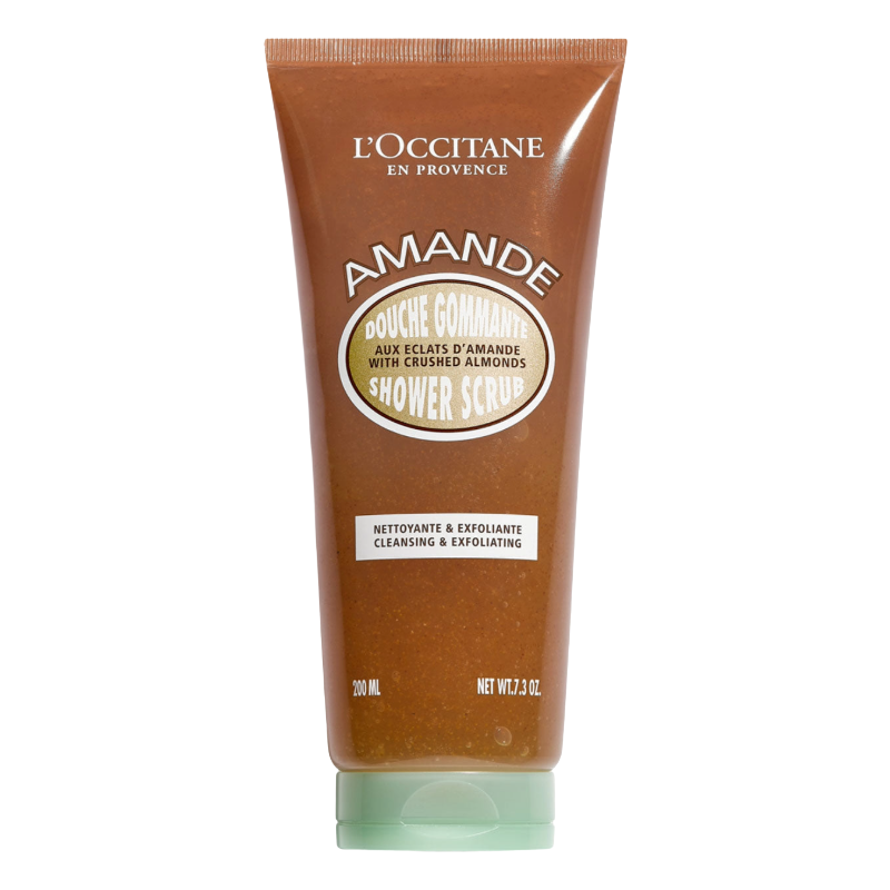 L'Occitane Shower Scrub With Crushed Almonds 200ml