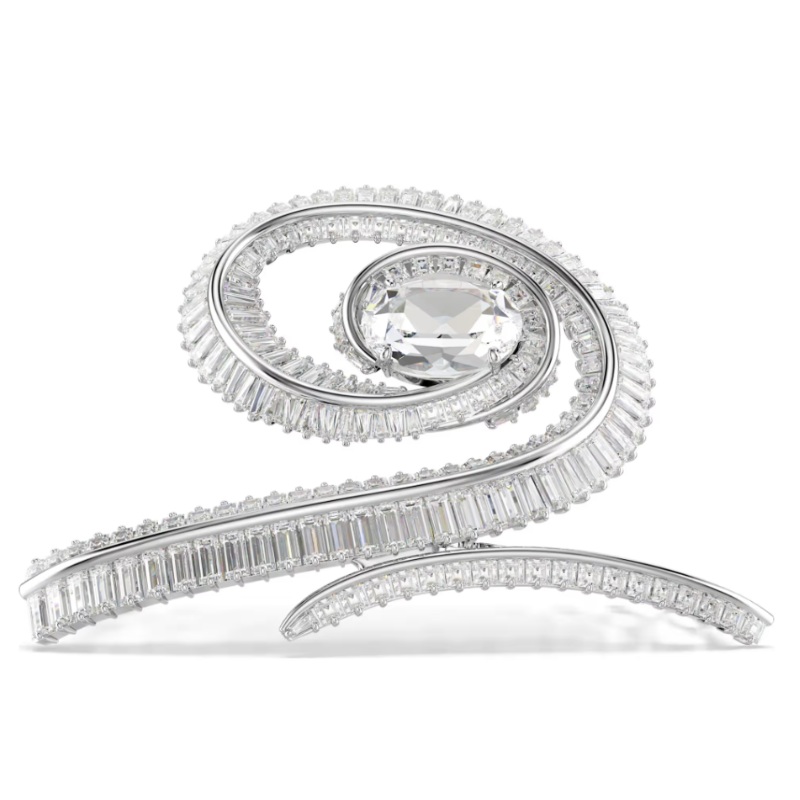 Swarovski Ariana x Grande Baguette White Rhodium Plated Hair Clip