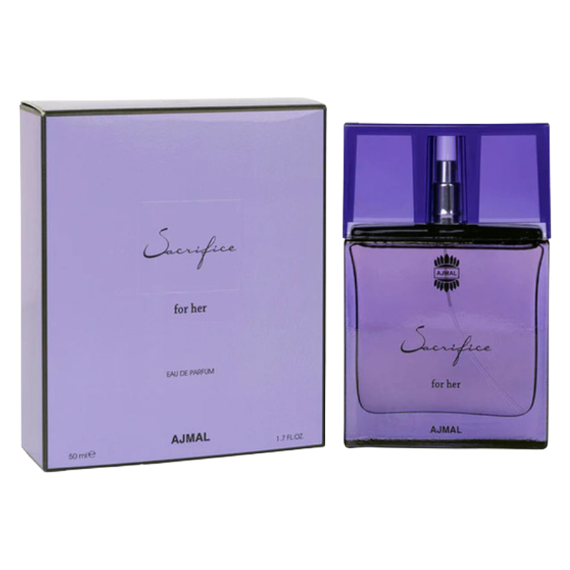 Ajmal Sacrifice For Her 50ml Eau De Parfum (Blemished Box)