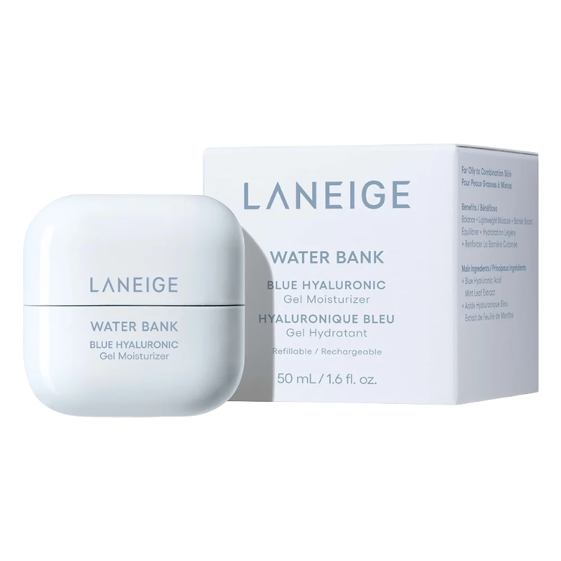 Laneige Water Bank Blue Hyaluronic Gel Moisturiser 50ml (Blemished Box)