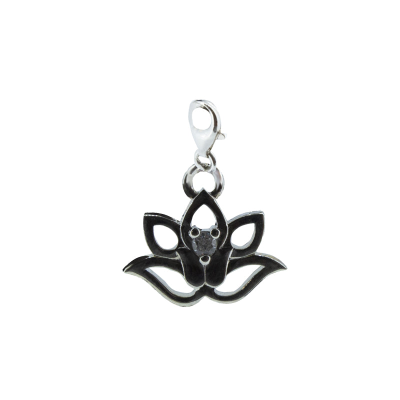 Thomas Sabo Silver Lotus Charm