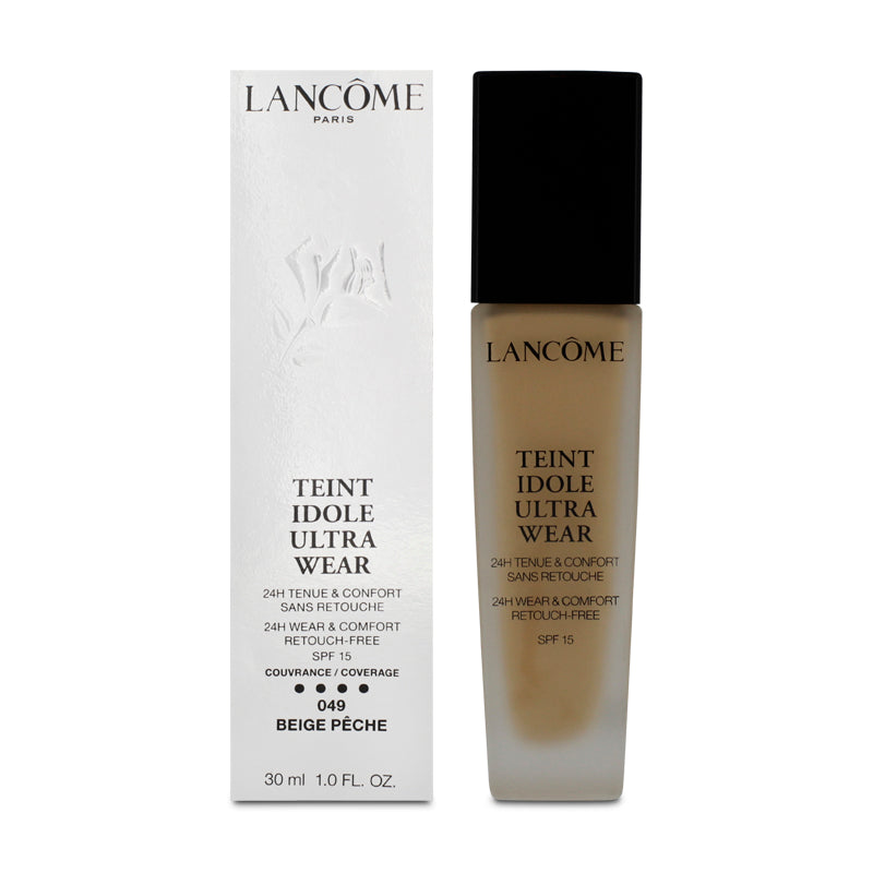 Lancome Teint Idole Ultra Wear 24H Wear Foundation 049 Beige Peche