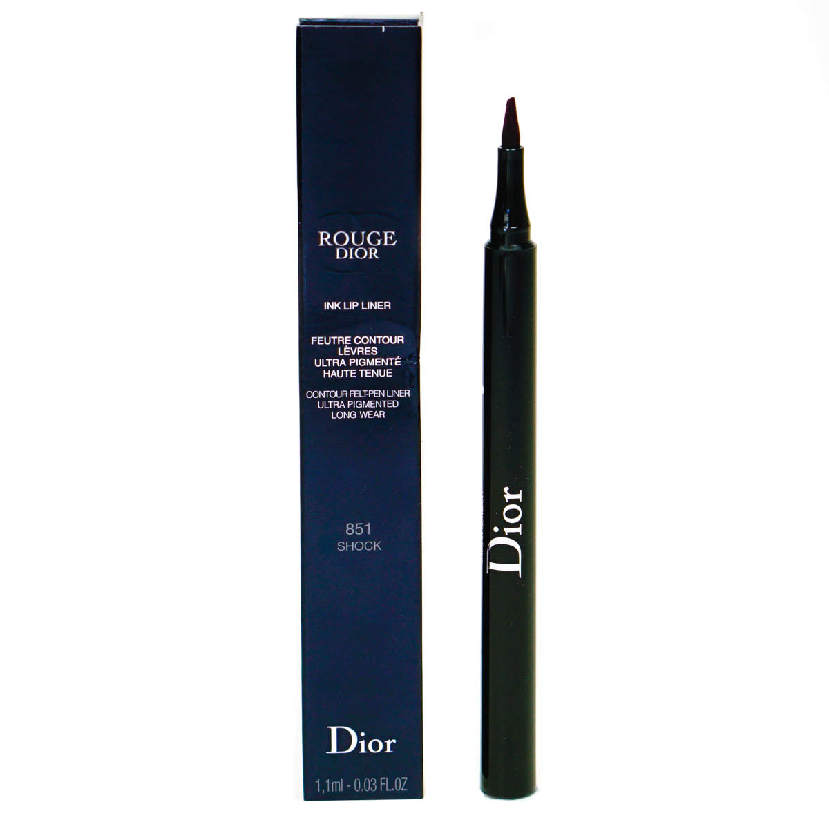 Dior Rouge Ink Red Lip Liner Pen 851 Shock
