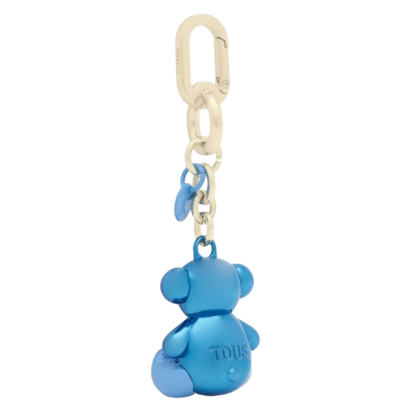 Tous Blue Bold Bear Keychain