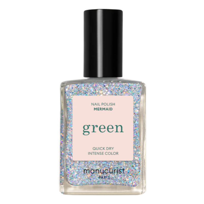 Manucurist Green Mermaid Nail Polish - Silver