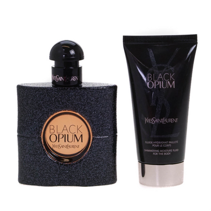 YSL Black Opium 50ml Eau De Parfum & Body Lotion Gift Set