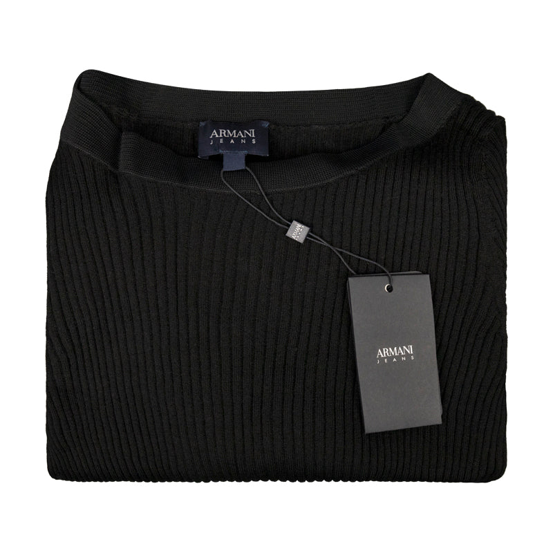 Armani Black Pink & White Ladies Jumper - Size 8