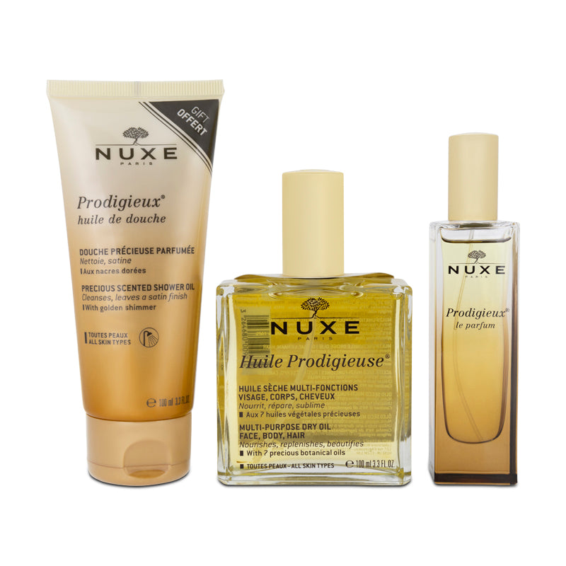 Nuxe Prodigieux Dry Oil Shower Oil 100ml EDP 30ml Set