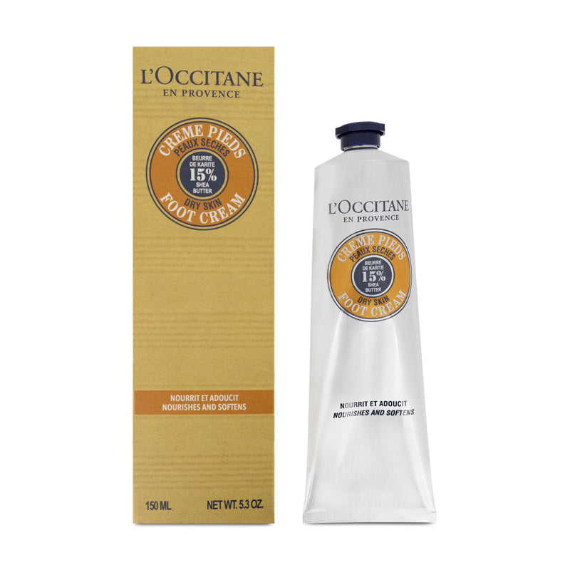 L'Occitane Shea Butter 15% Dry Skin Foot Cream 150ml