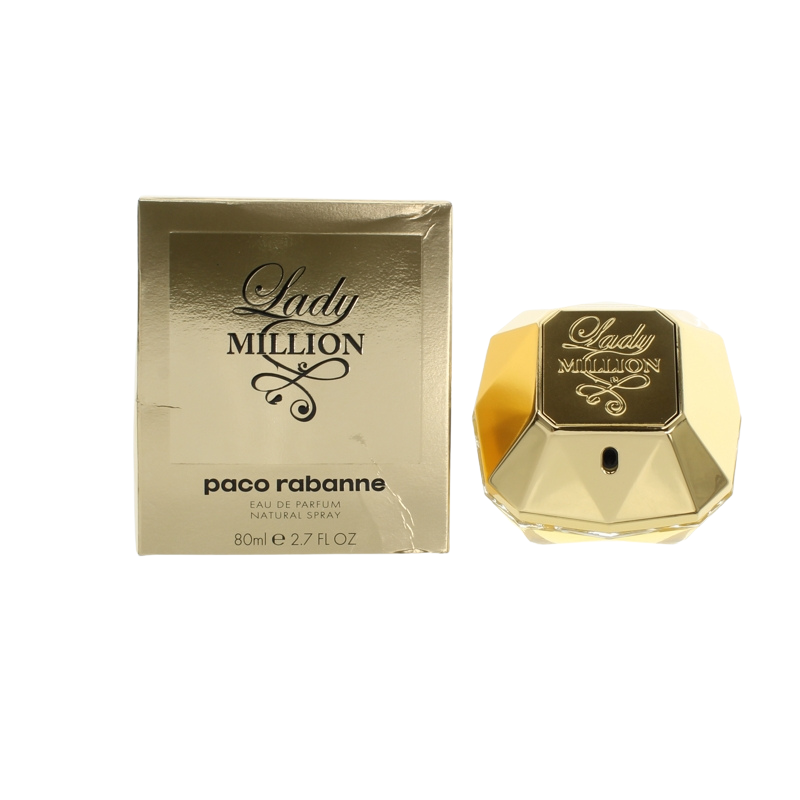 Paco Rabanne Lady Million 80ml Eau De Parfum (Blemished Box)