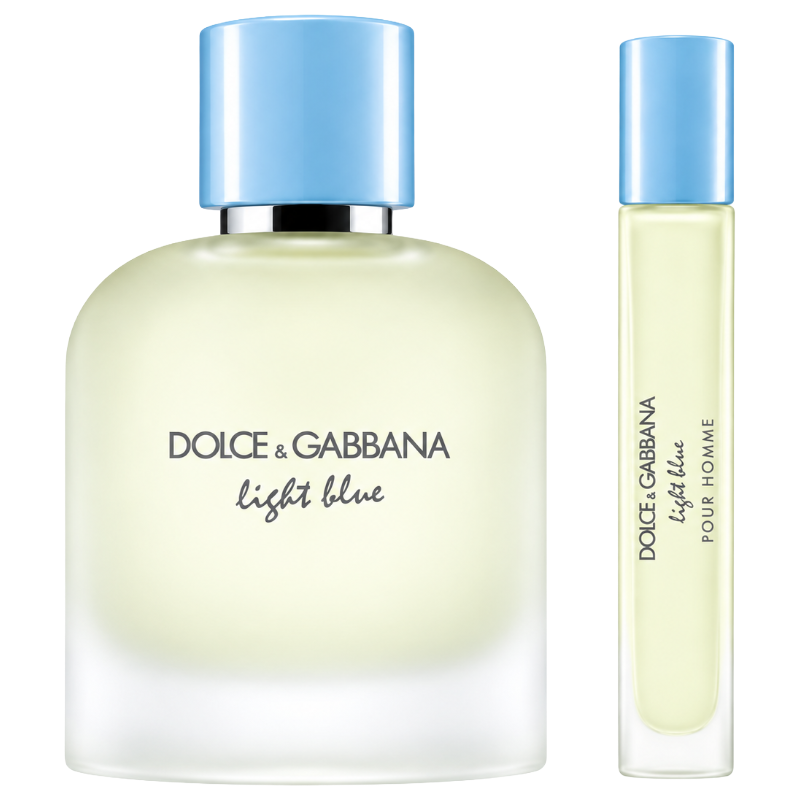 Dolce & Gabbana Light Blue Pour Homme Set EDT 100ml+10ml (Blemished Box)