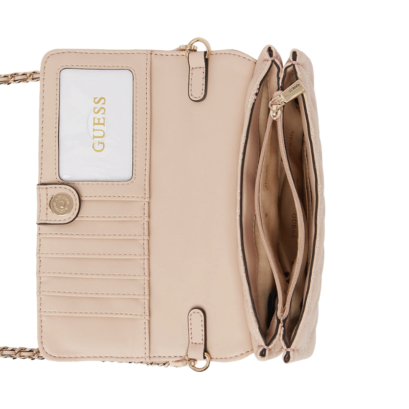 Guess Women's Giully Mini Crossbody Bag Light Beige