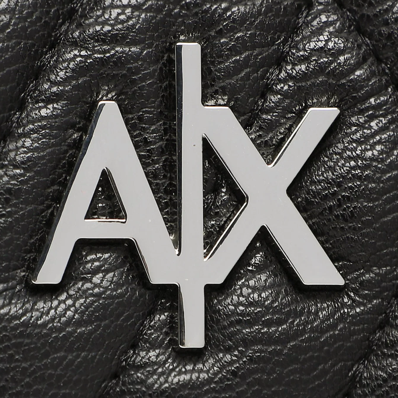 Armani Exchange Camera Case Messenger Crossbody Bag Black
