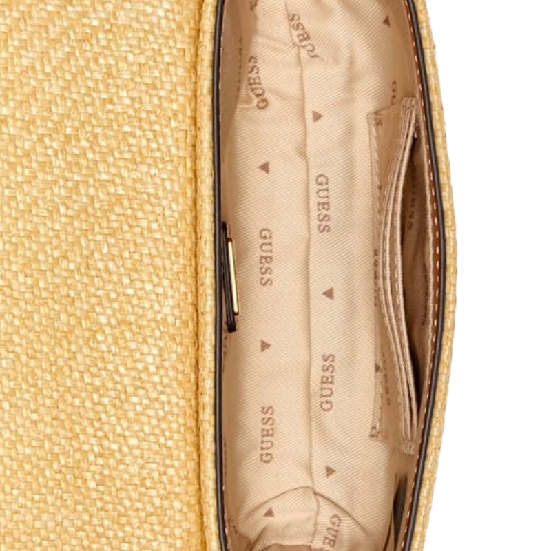Guess Women's G Status Mini Crossbody Bag Natural / Cognac