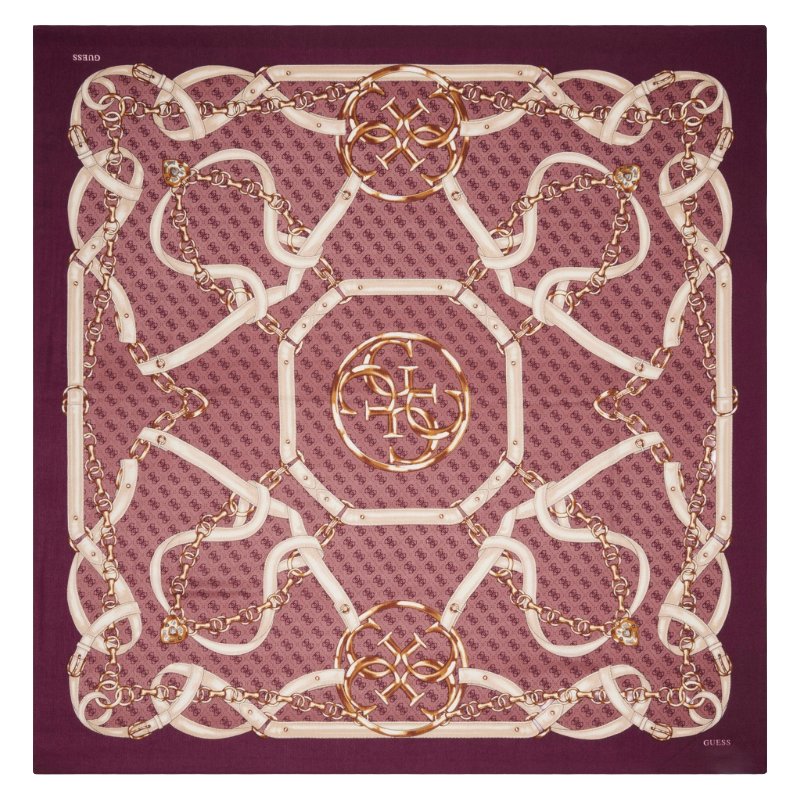 Guess Womens Scarf Red Wine AW5412POL03