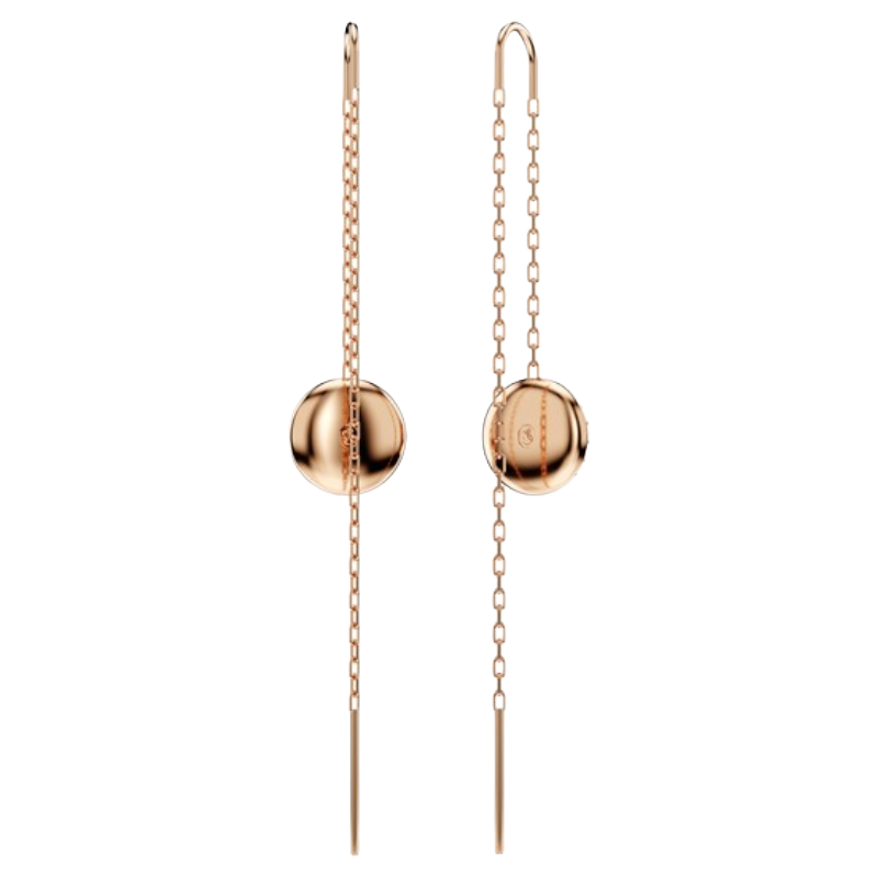 Swarovski Meteora Rose Gold Tone Plated Crystal Drop Earrings 5689427