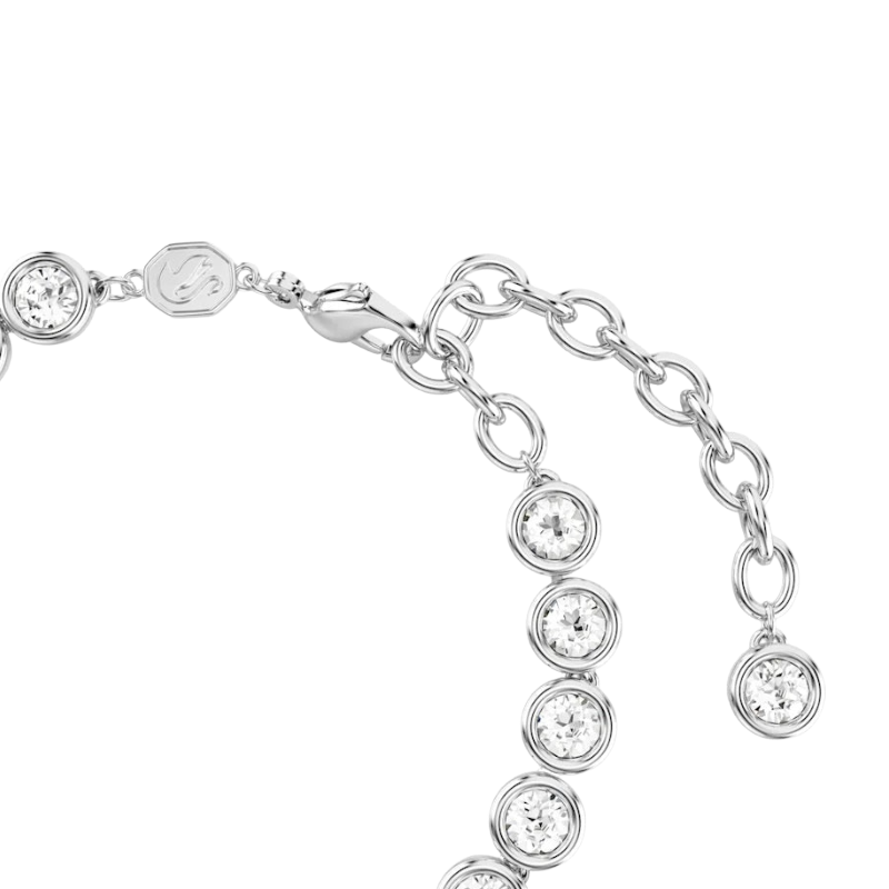 Swarovski Imber Rhodium Plated White Crystal Tennis Bracelet