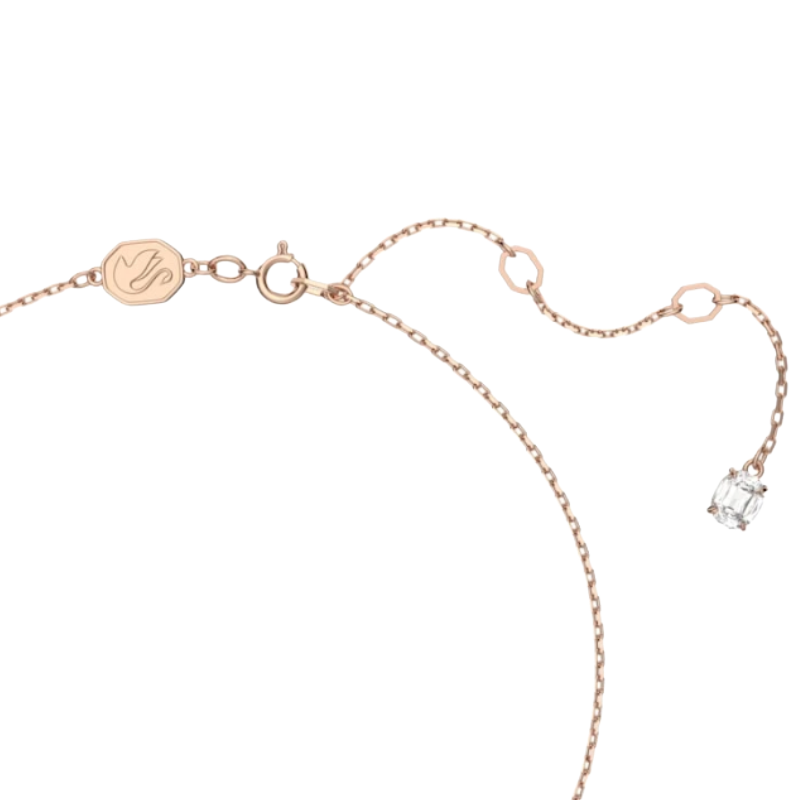 Swarovski Una Angelic Necklace Pavé, White, Rose Gold 5648990