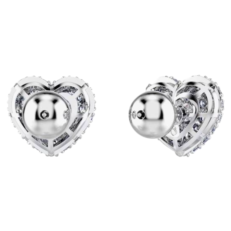 Swarovski Hyperbola Blue Crystal Heart Drop Stud Eassings 5691285