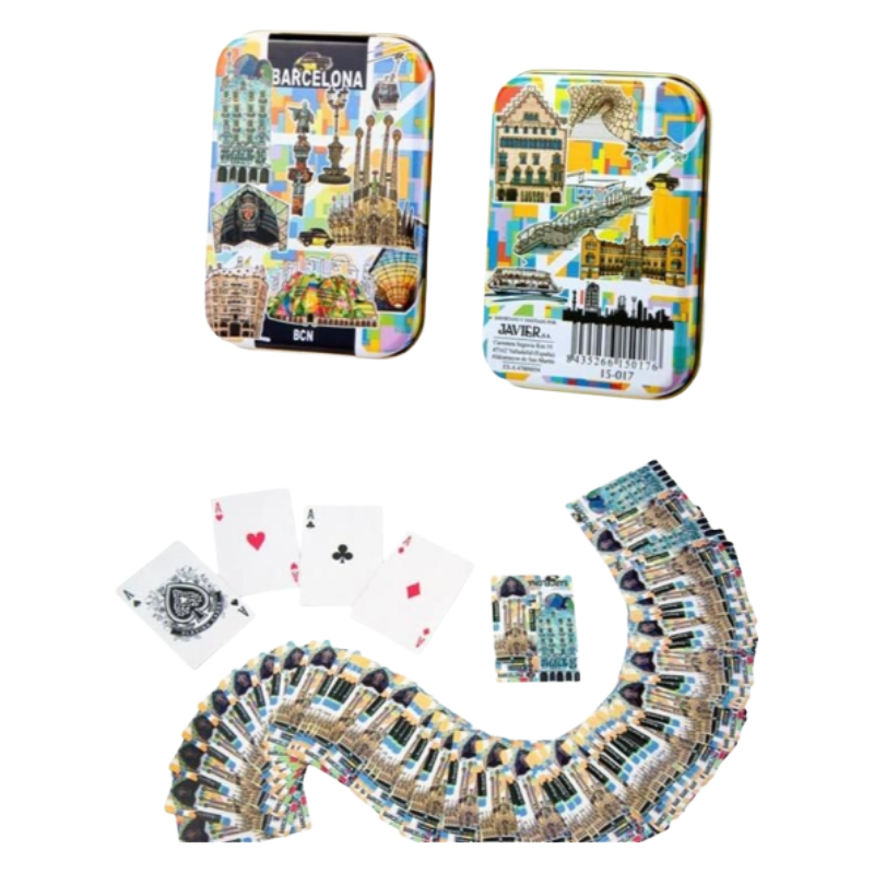 Javier Baraja Barcelona Playing Cards 7X10cm (Blemished Box)