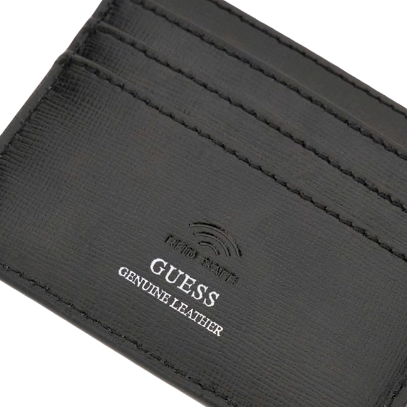 Guess Men's Certosa Saffiano Credit Card Holder
