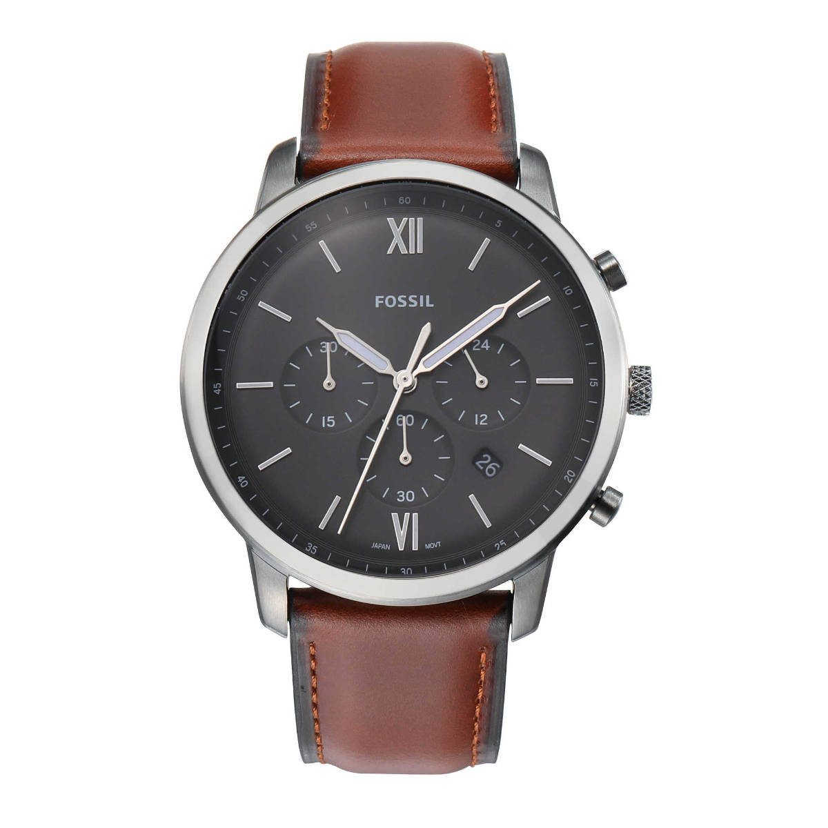 Fossil Neutra Chronograph Amber Leather Mens Watch FS5512