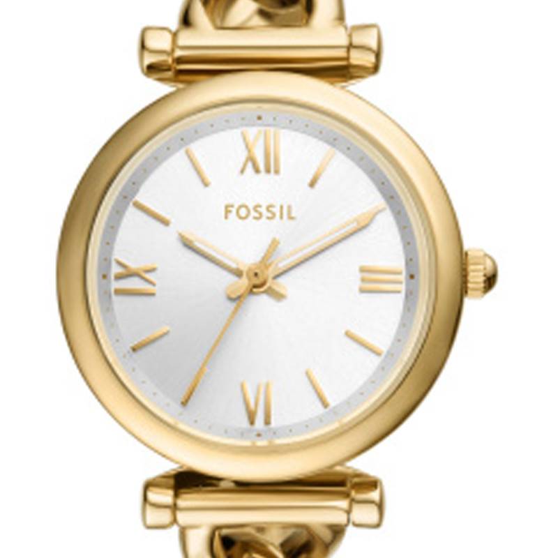Fossil Ladies Carlie Gold Tone Watch ES5329 (Blemished Tin)
