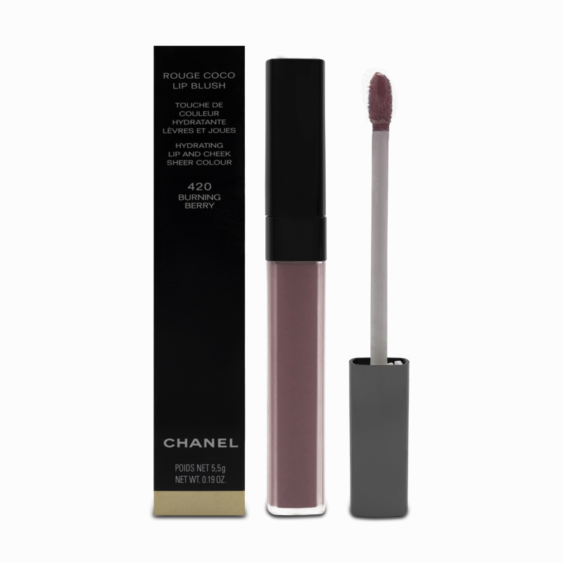 Chanel Rouge Coco Blush Lip & Cheek Colour 420 Burning Berry