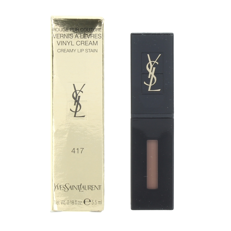 YSL Rouge Pur Couture Vinyl Liquid Lipstick Stain 417 Beige Bounce