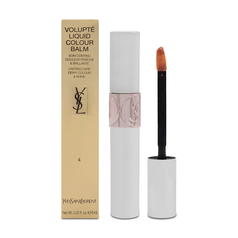YSL Volupte Liquid Lip Balm 4 Spy On Me Nude
