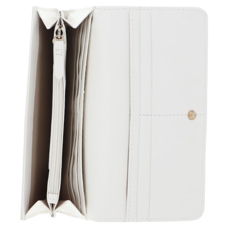 Valentino Coney Large Wallet White Women's VPS7QN113