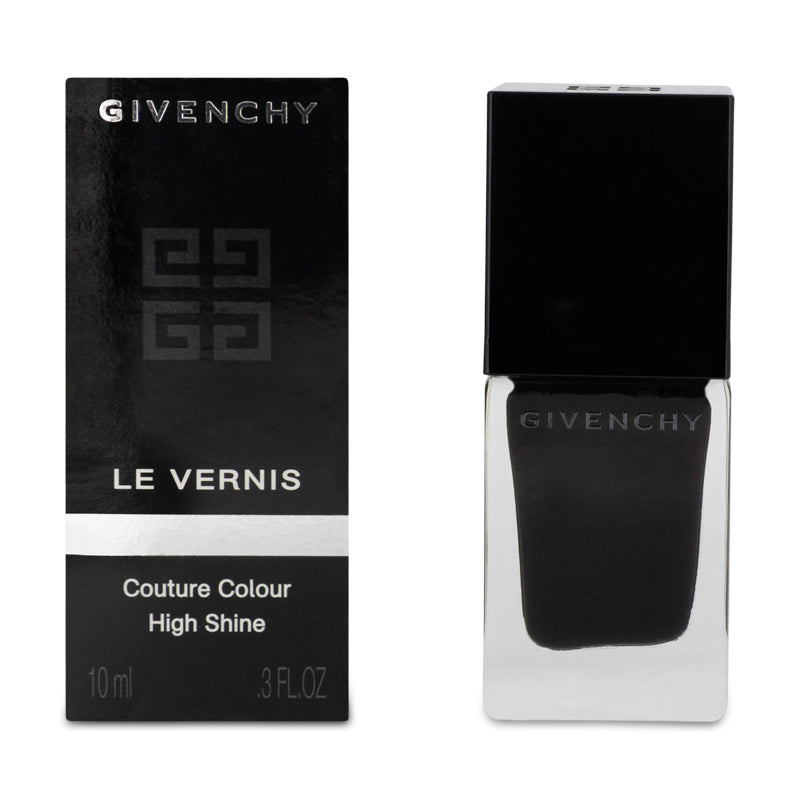 Givenchy Le Vernis Nail Lacquer 04 Noir Interdit Black Nail Polish