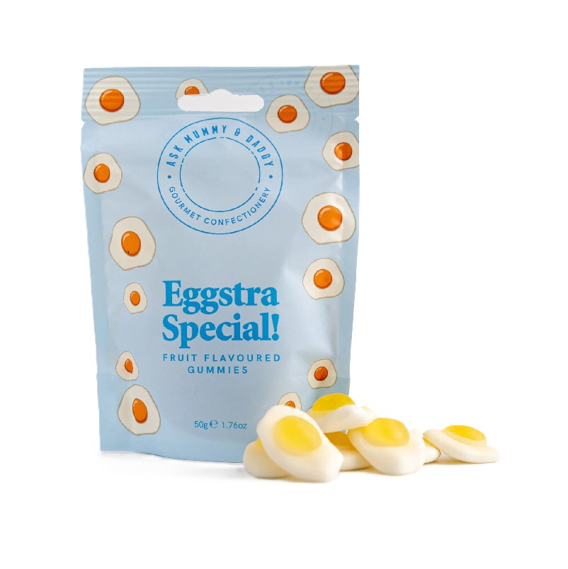 Ask Mummy & Daddy Eggstra Special! Fruit Flavour Gummies Sweets 50g