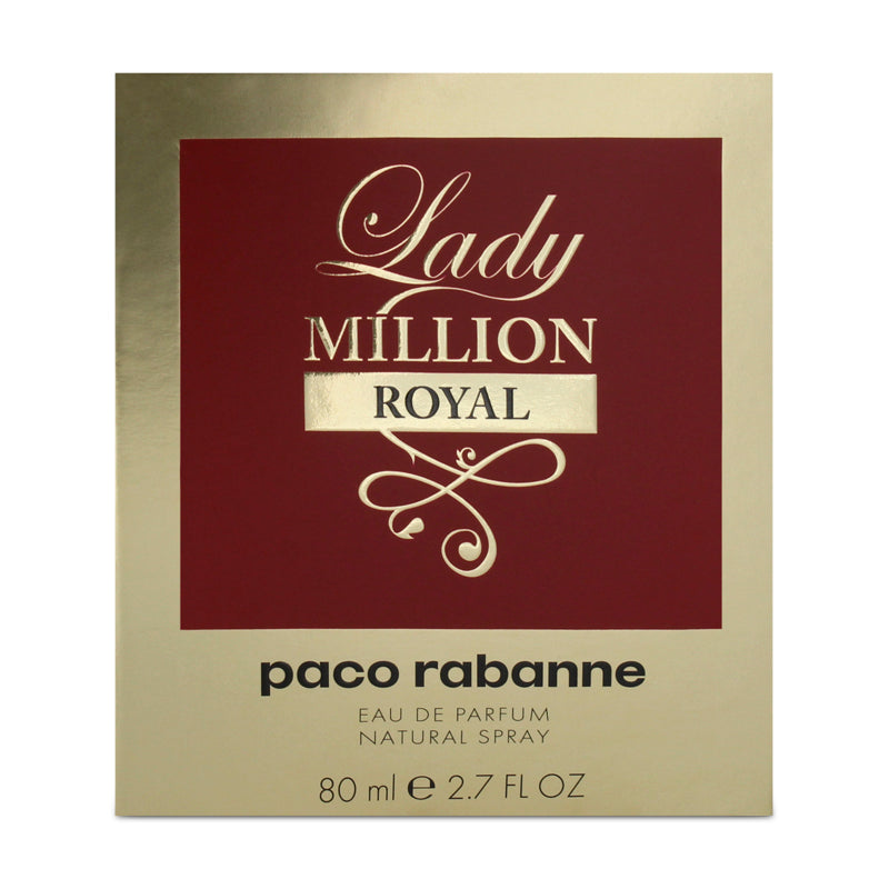 Paco Rabanne Lady Million Royal 80ml Eau De Parfum (Blemished Box)