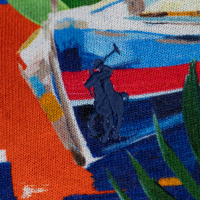 Ralph Lauren Polo Fleece Hoodie Printed Mens