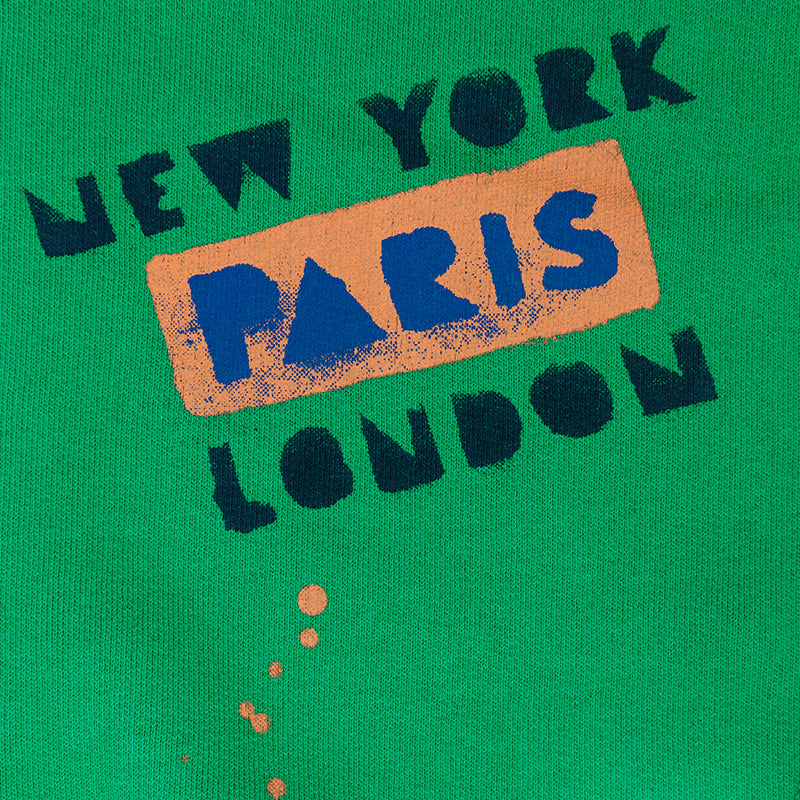Ralph Lauren Polo Love Peace Paris Sweatshirt Green Men's