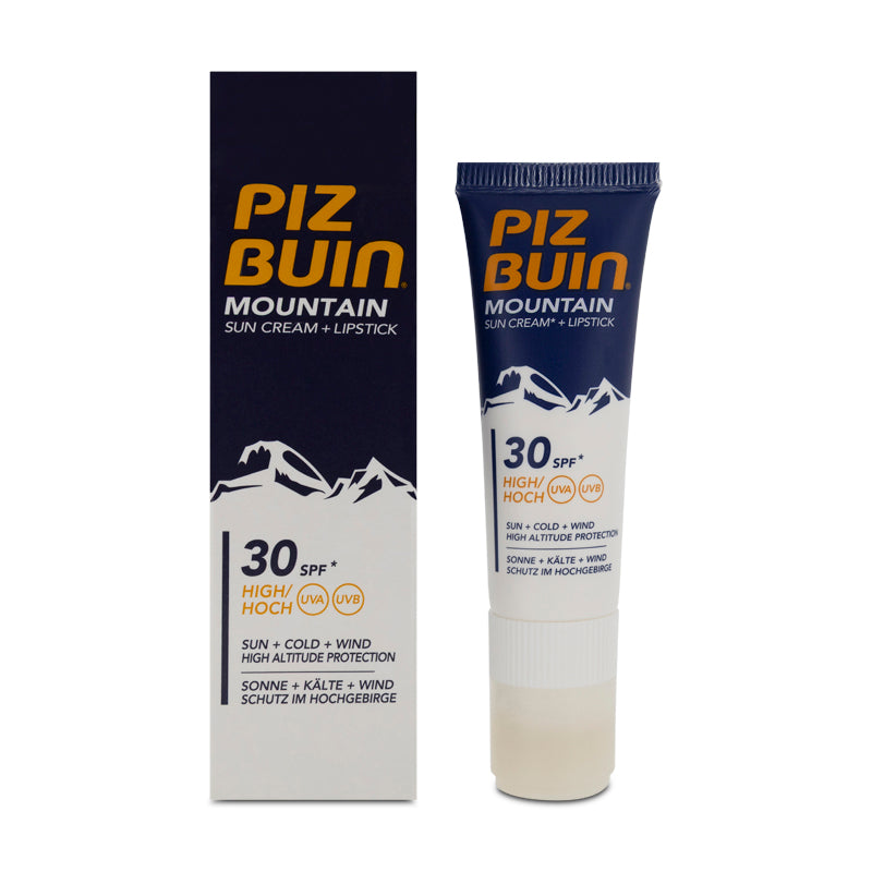 Piz Buin Mountain Sun Cream Lipstick SPF 30 20ml (Blemished Box)