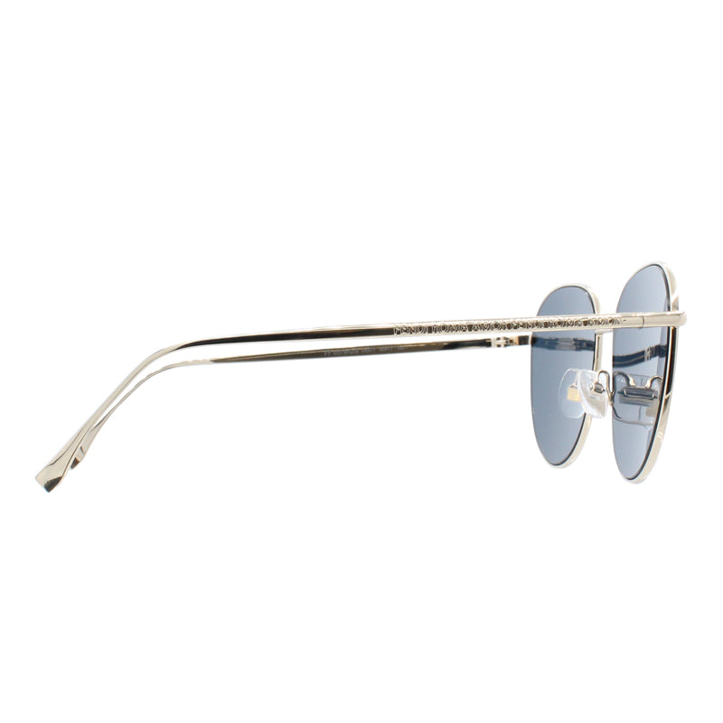 Fendi Blue Lens Gold Tone Women's Sunglasses 0379/G/S