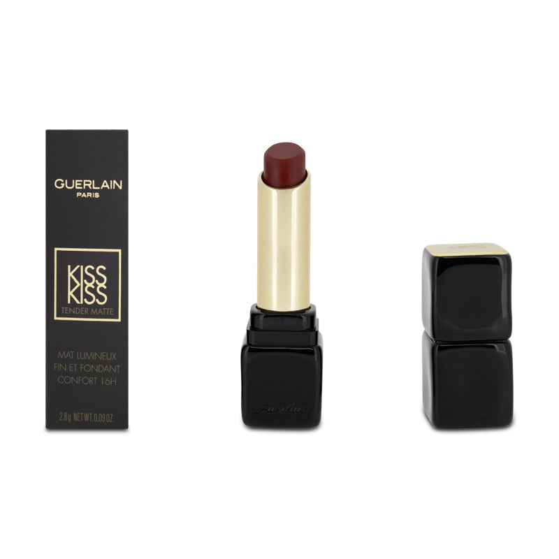 Guerlain Kiss Kiss Tender Matte Lipstick in 999 Eternal Red