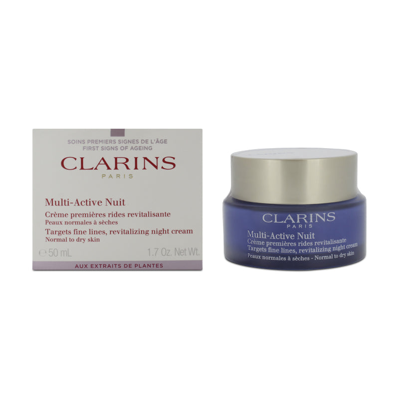 Clarins Multi-Active Nuit Revitalising Cream 50ml Normal To Dry Skin